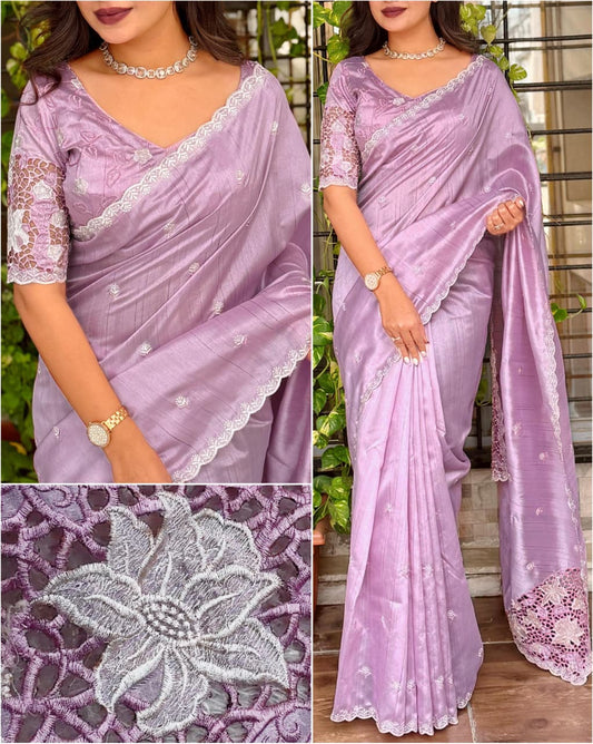 Purple saree