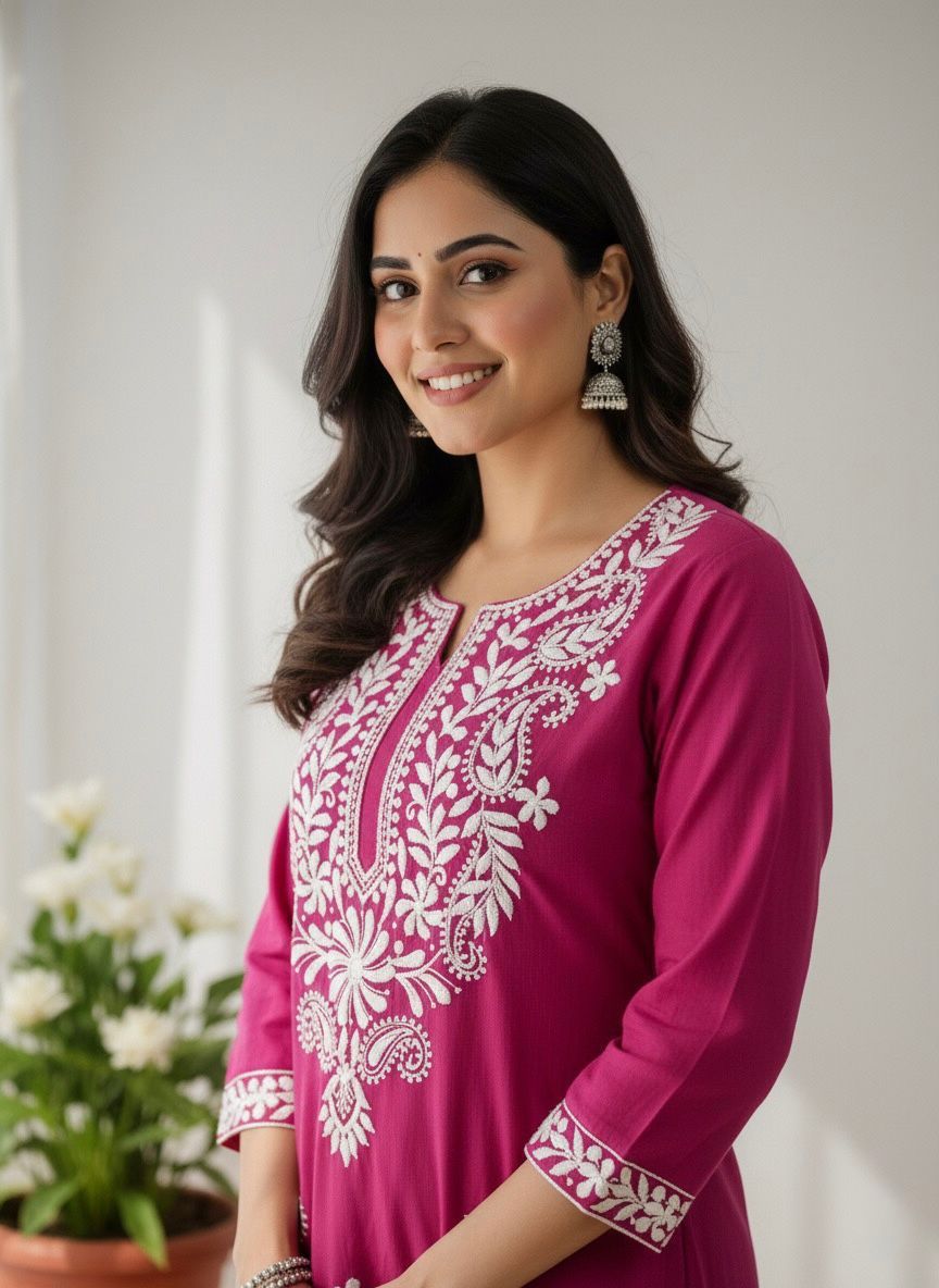 Pink kurti